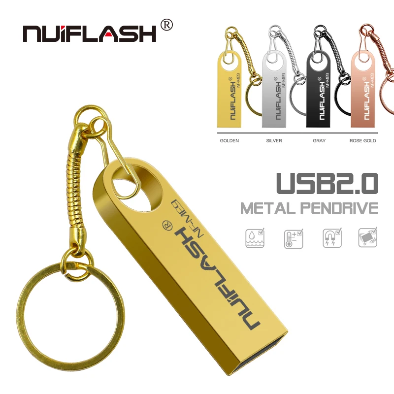 

Top usb flash drive pen drive custom LOGO 4GB 8GB 16GB 32GB 64GB waterproof Metal Key pendrive Card Memory Stick Drives u disk