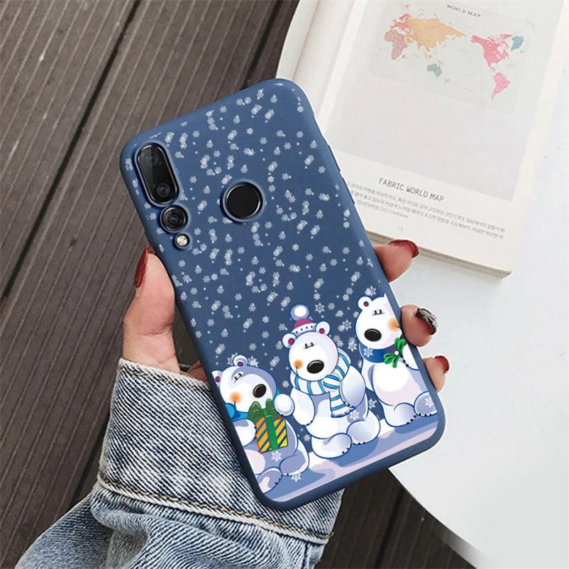 Рождественский новогодний чехол для huawei P20 Lite Case P Smart P30 P8 P9 P10 mate 10 20 30 Lite Pro Nova 3 3i 4 5 TPU чехол