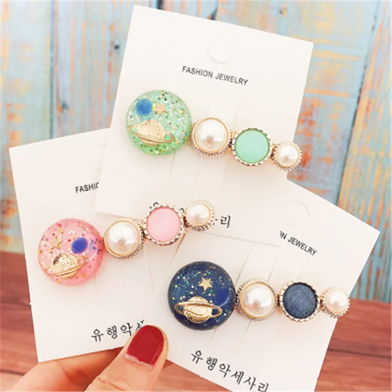 1Pc Olive Branch Leaves Pearl Metal Hair Clip Hairband Comb Bobby Pin Barrette Hairpin Headdress Accessories Beauty Styling #001 | Красота и