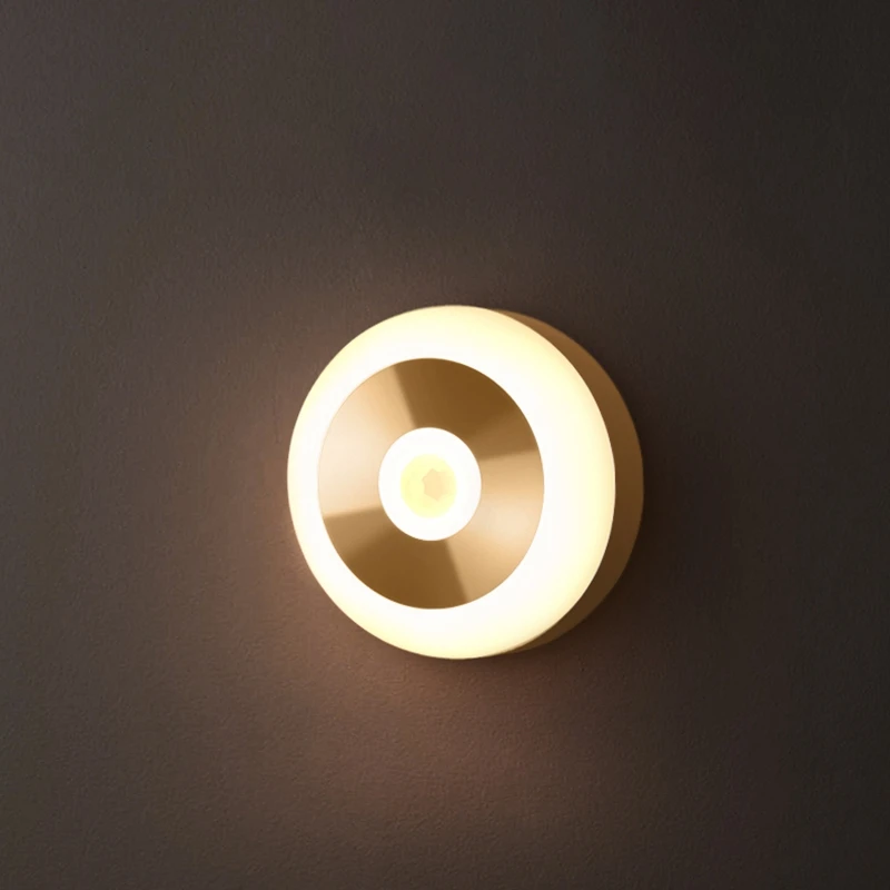 

Led Induction Night Light Lamp Smart Control Smart Human Body Sensor for Bedroom Stairs Toilet 4 Pcs 3000K Warm Light