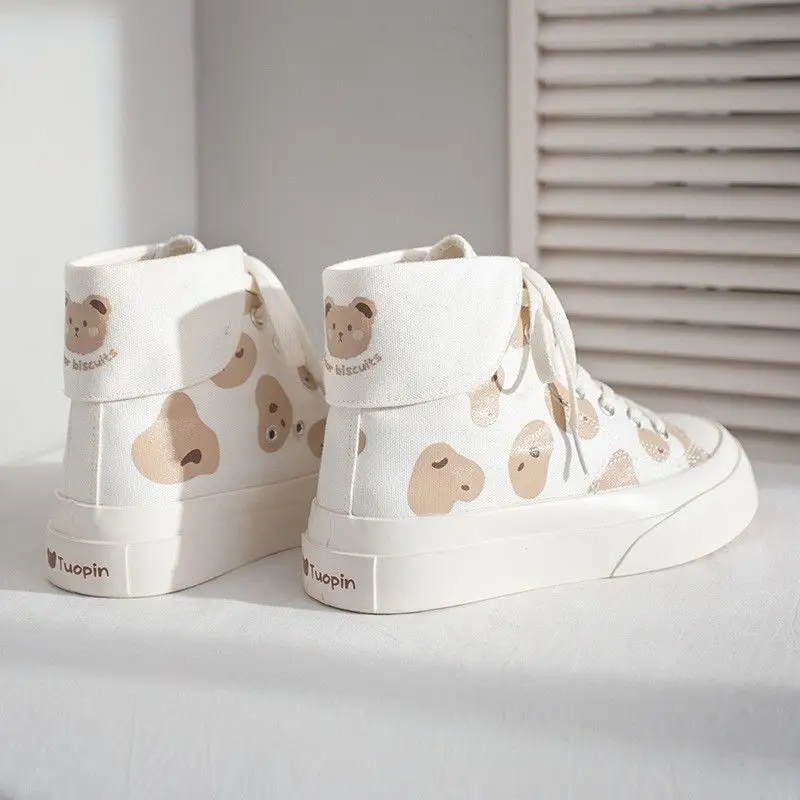 

Кеды женские на платформе, повседневные холщовые кроссовки, Вулканизированная подошва, Вулканизированная подошва, в Корейском стиле, аниме...