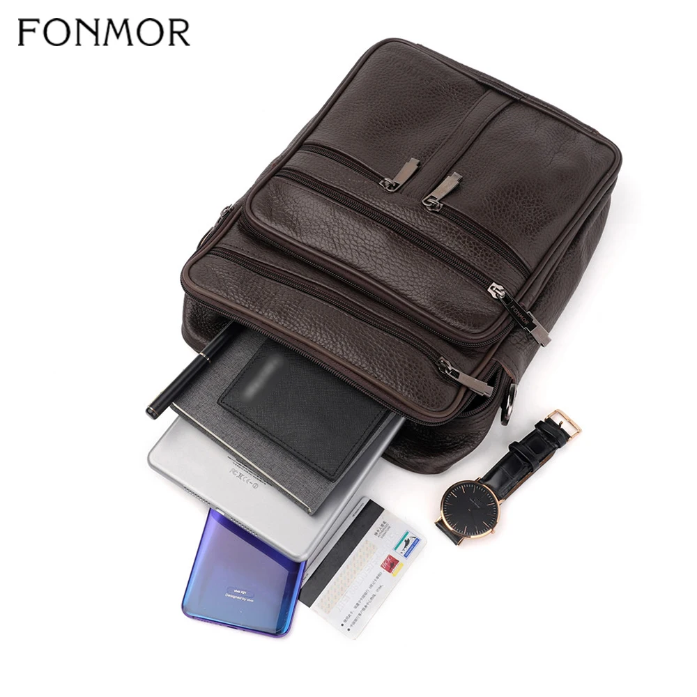 Сумка мужская из натуральной воловьей кожи через плечо для Ipad|Сумки с ручками| |