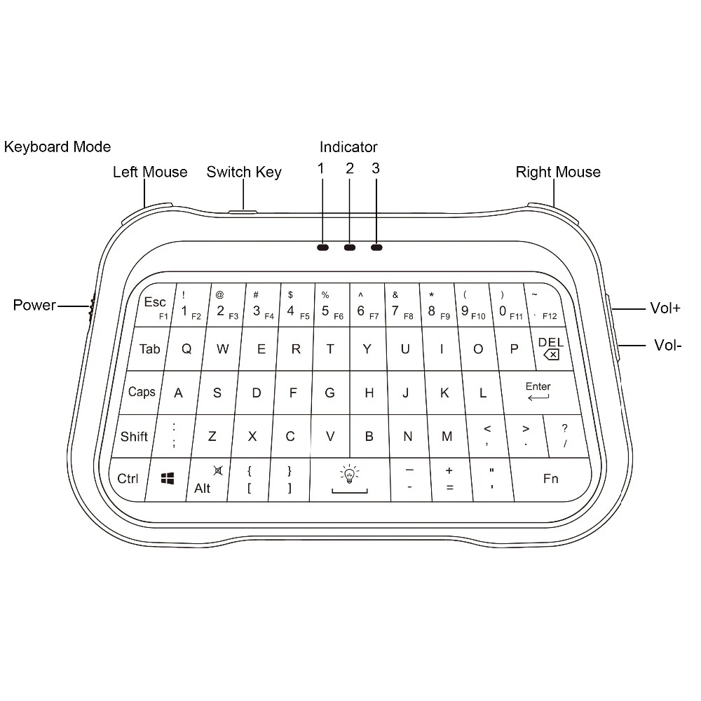 MRSVI новая T18 2 4G мини беспроводная клавиатура с подсветкой Air Mouse полной сенсорной