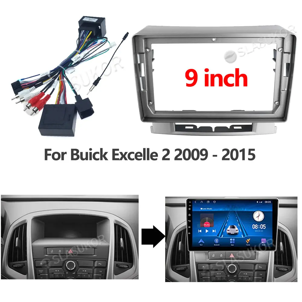 Кабель управления платы для Buick Excelle 2 2009 - 2015 Opel Astra J 2009-2017 стереопанель Canbus рамка