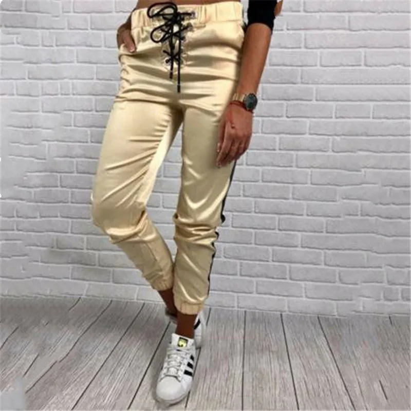 Женский осенне-весенний Тонкий девять штанов новые бинт эластичный с высокой