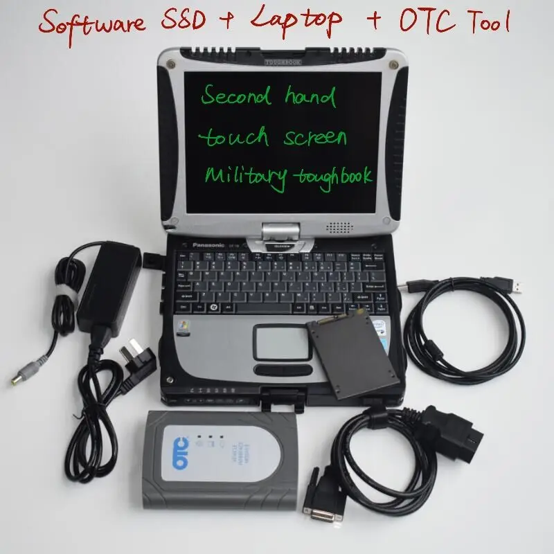 

For Toyota OTC Diagnostic Tool Auto Scanner Techstream It3 V15.10.029 Latest Software Global GTS with CF19 Secondhand Laptop