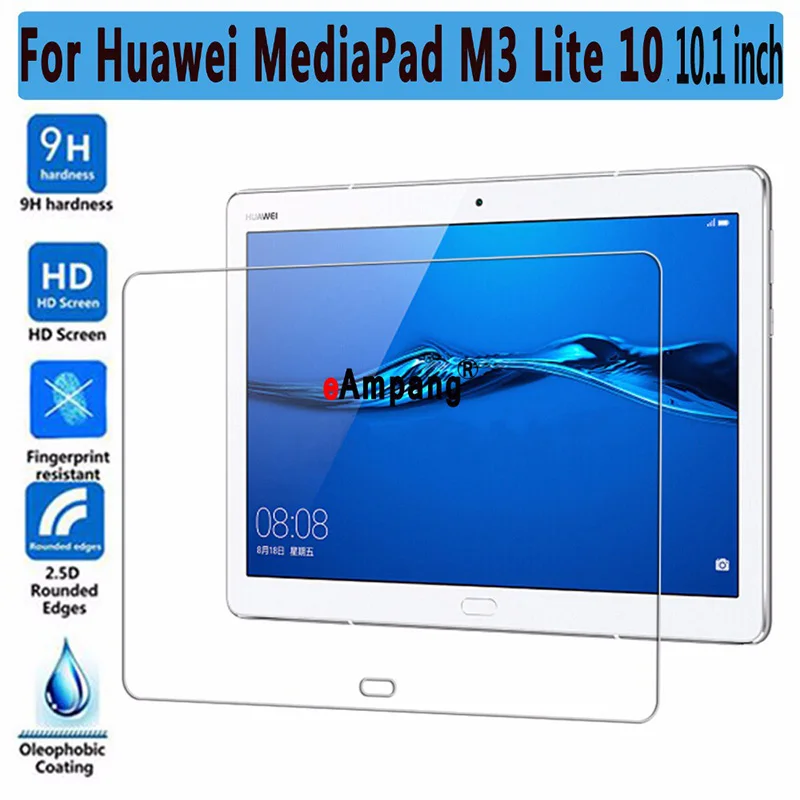 9H для экрана из закаленного стекла Huawei Mediapad M3 Lite 10 1 дюймов BAH W09 AL00 Защитная пленка