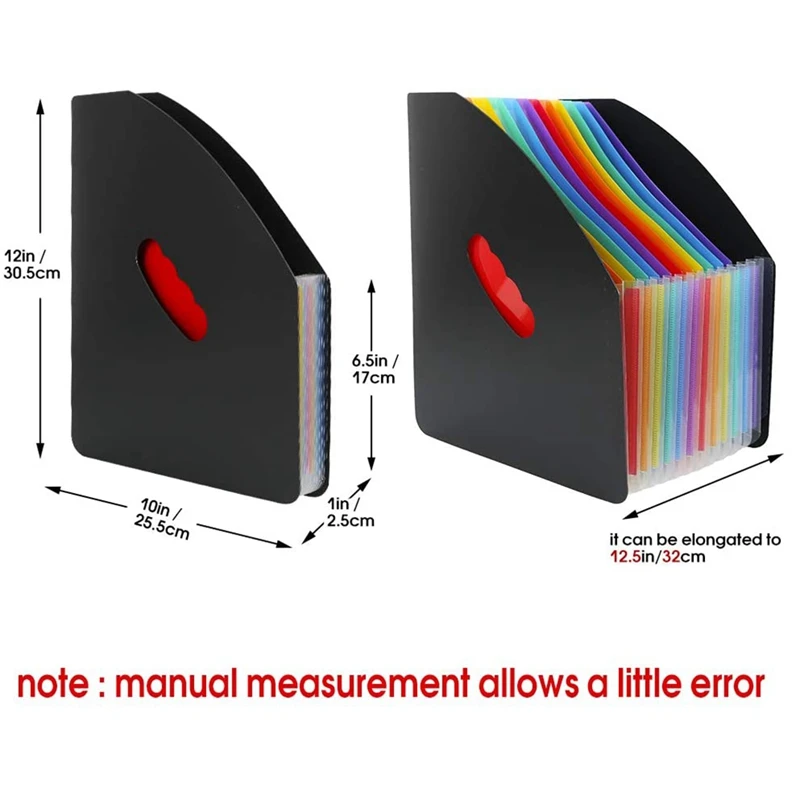 

File Organisers, A4 Document Organiser,File Folder Desktop Stand, Accordion Portable Files Wallets Plastic Accordion Bag