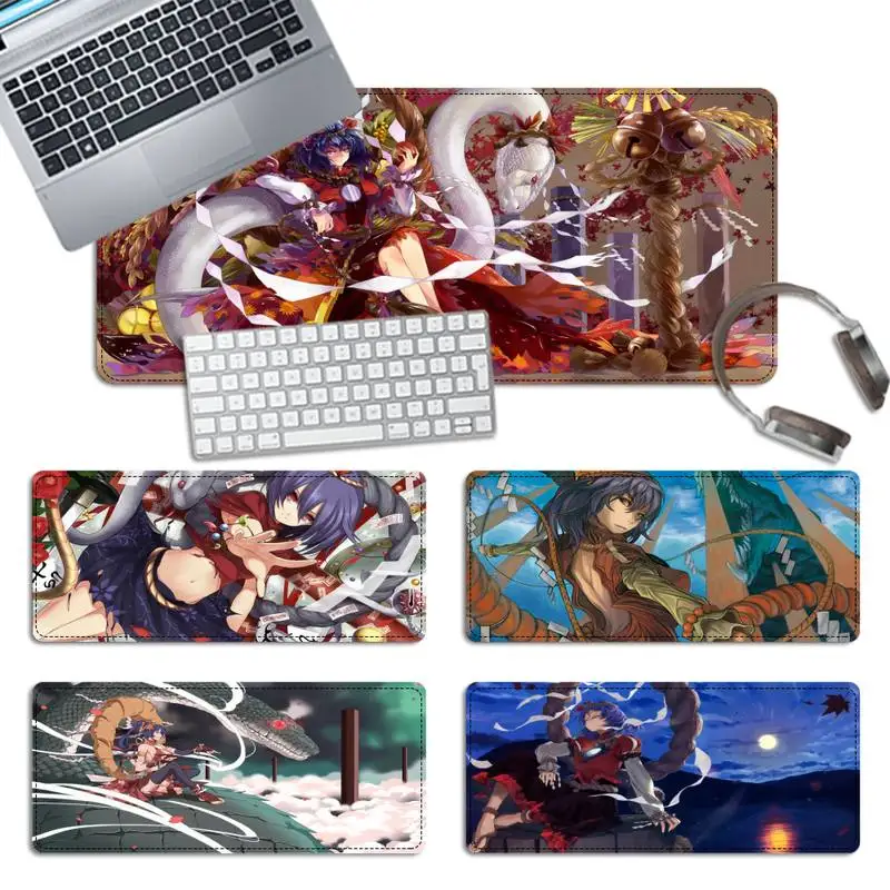 

Trendy Touhou Yasaka Kanako Gaming Mouse Pad PC Laptop Gamer Mousepad Anime Antislip Mat Keyboard Desk Mat For Overwatch/CS GO