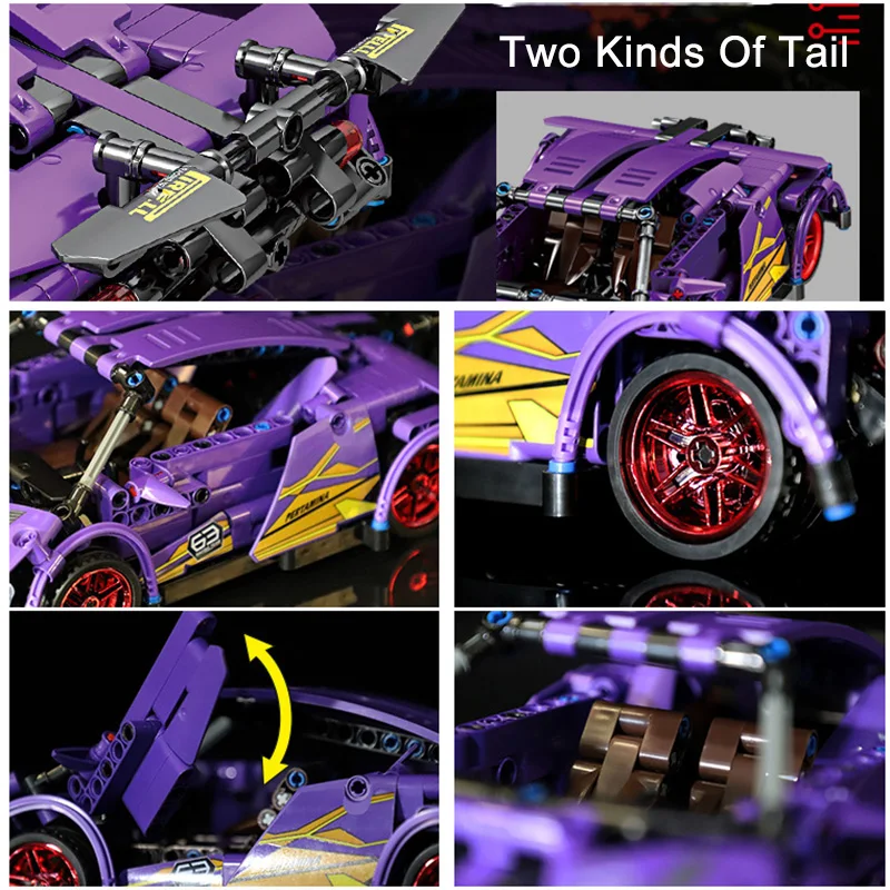 

409 Piece Bricks Racing Car City Model Building Blocks Boy Christmas Birthday Gift Kids Toys For Children