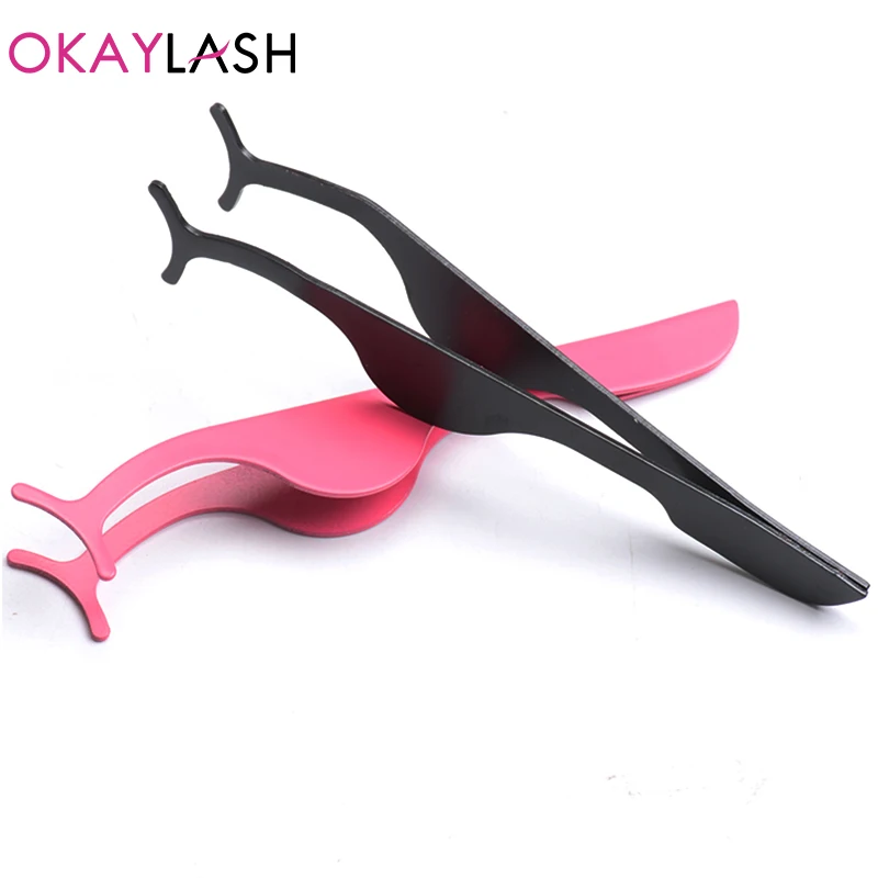 OKAYLASH аппликатор для накладных ресниц розовый фиолетовый красный светильник