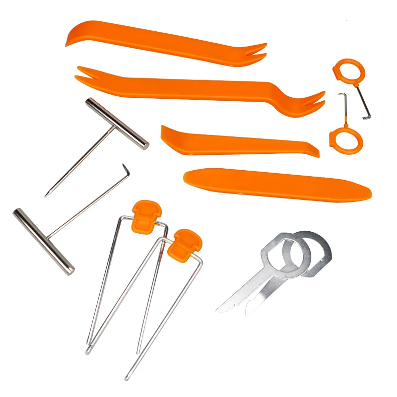 4/12pcs Car Radio Door Panel Audio Removal Open Pry Tool for Mitsubishi Airtrek ASX Delica D5 Endeavor Montero Outlander 2 3 XL |