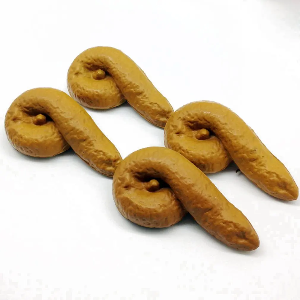 Для розыгрыша искусственный Корма Turd Дерьмо ПУ брутто шутка пакость Новинка