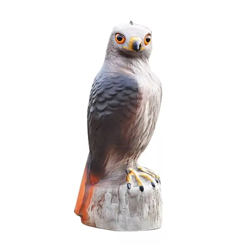Реалистичный Сокол ястреб приманка отпугиватель птиц сова искусственная