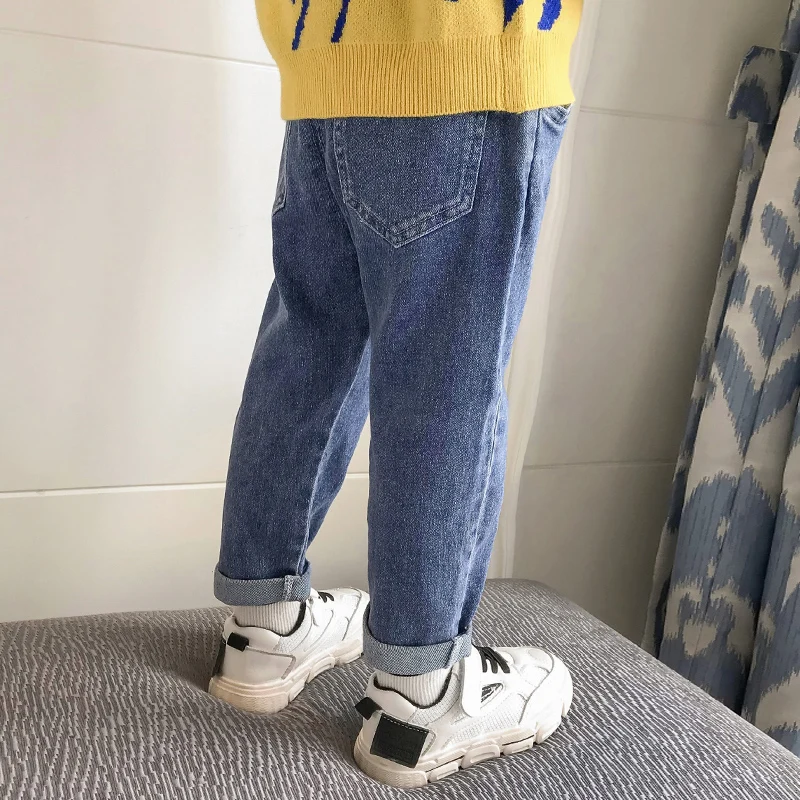 Джинсы с рисунком для мальчиков Джинсовые штаны Детские брюки Повседневные От 1