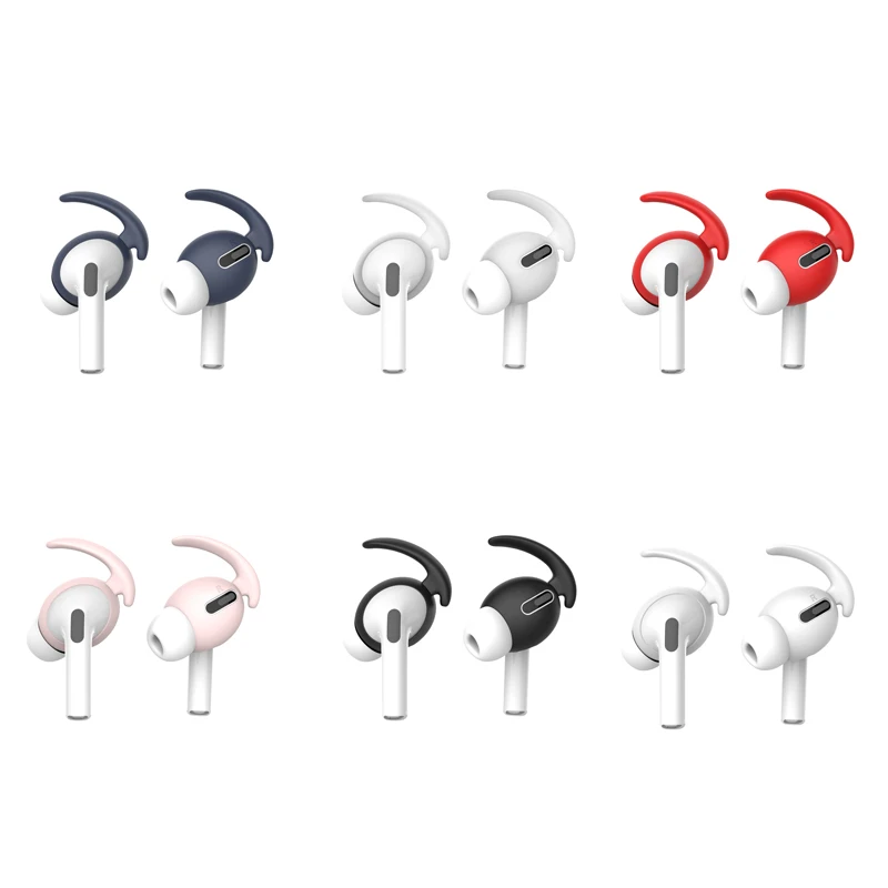 

For Airpods Pro Silicone Earbuds Case Anti-lost Eartip Ear Hook Cap Cover for Apple Airpods Pro Bluetooth Earphone Accessories