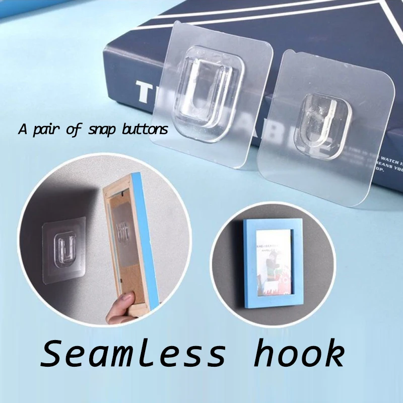 

Double Sided Adhesive Wall Hooks Wall Hanger Transparent Suction Cup Sucker Hook Double-Sided Adhesive Wall Hooks Drop Shipping