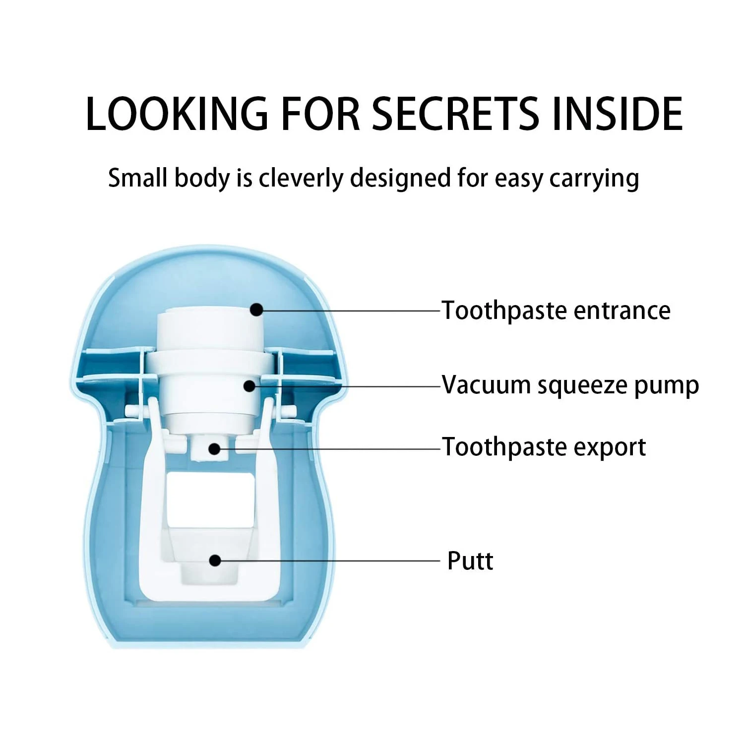 

Automatic Toothpaste Squeezers Wall Mount Children Toothpaste Dispenser Tooth Toothpaste Organizer Rack Bathroom Accessories Set