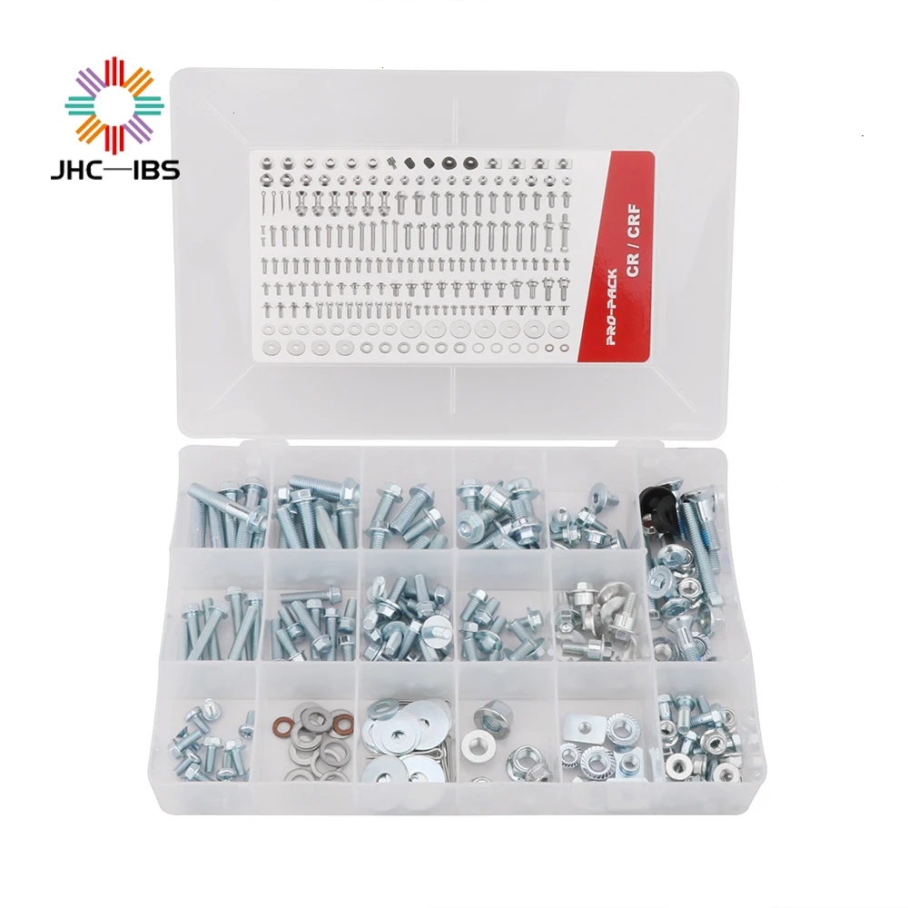 

Motorcycle 154 PCS Stainless Steel Full Fastener Bolts Screws Kit For HONDA CR CRF CRF-X 125-450 250 CR125 CR250 2003-2018