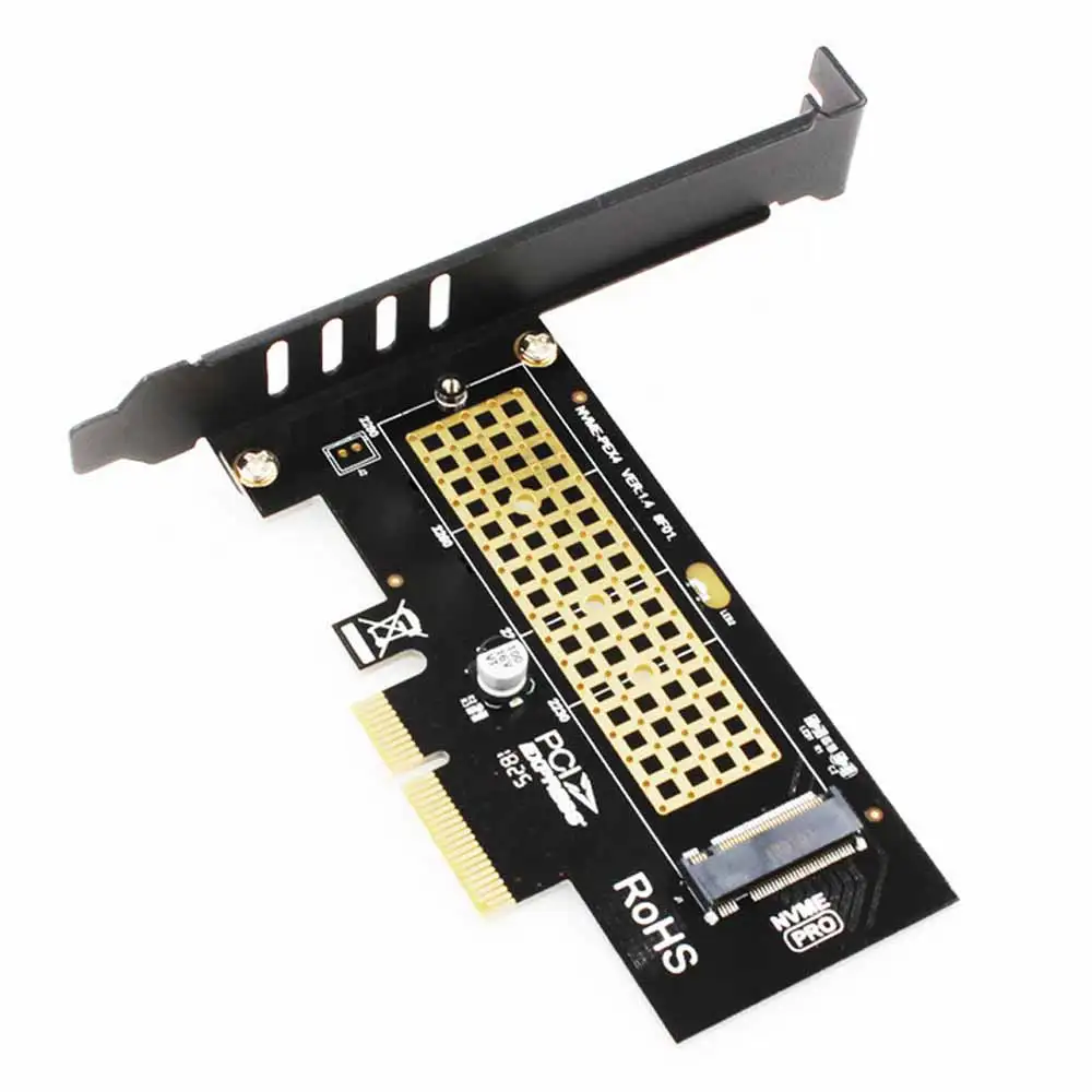 

JEYI SK4 M.2 NVMe SSD NGFF TO PCIE X4 adapter M Key interface card Suppor PCI Express 3.0 x4 2230-2280 Size m.2 FULL SPEED good