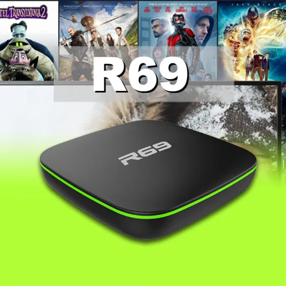

R69 Smart TV Box 2GB+16GB 4K Fast Box Top Box Quad-Core 2.4G Wifi Android 10.0 Set Top Box 1080P Support 3D Movie Media Player