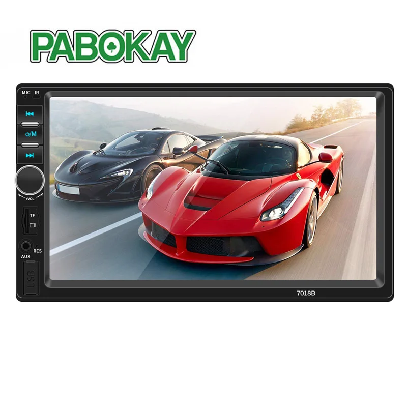 7018B 2 Din 7 &quotсенсорный экран Экран автомобиля MP5 плеер аудио стерео FM радио Bluetooth MP3