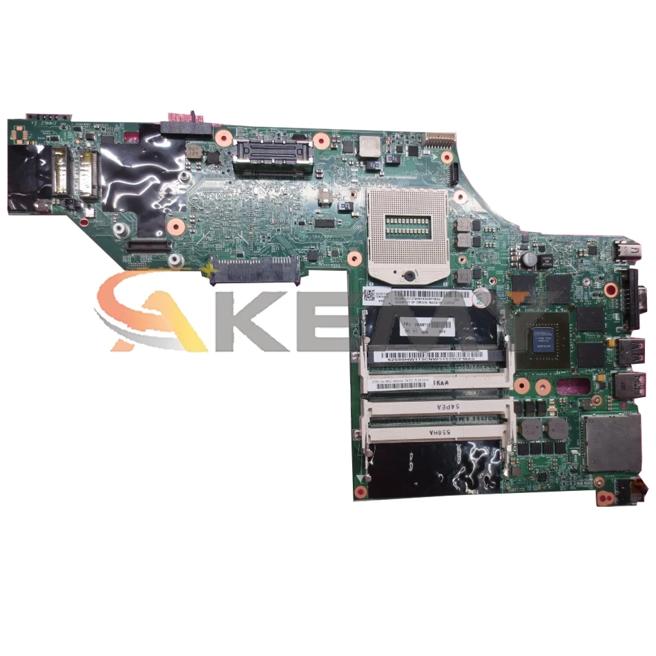 akemy for lenovo thinkpad w541 w540 laptop motherboard gpu k2100m 2gb test work fru 00hw114 04x5333 00hw146 00hw124 04x5301 free global shipping
