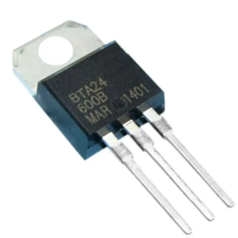 5 Pcs T0-220AC Package SCR Standard Triacs 600V 25A BTA24-600B | Relays