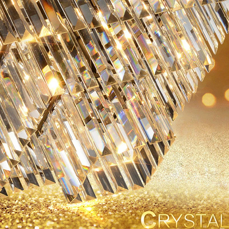 

Modern Vintage Crystal Ceiling Light Flush Mounted Ceiling Light for Home and Hotel Decoration