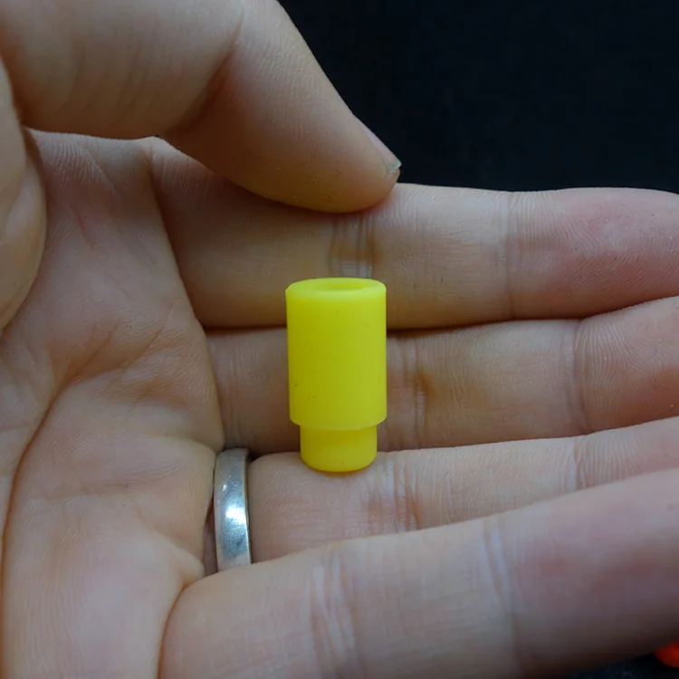 10 шт./лот силиконовые одноразовые наконечники для капель резиновый мундштук с