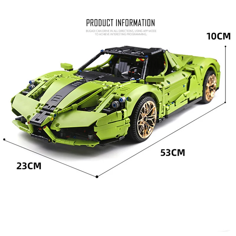 Mould king 13057 Technic Супер гоночный автомобиль Lamborghining sian FKP 37 модель автомобиля