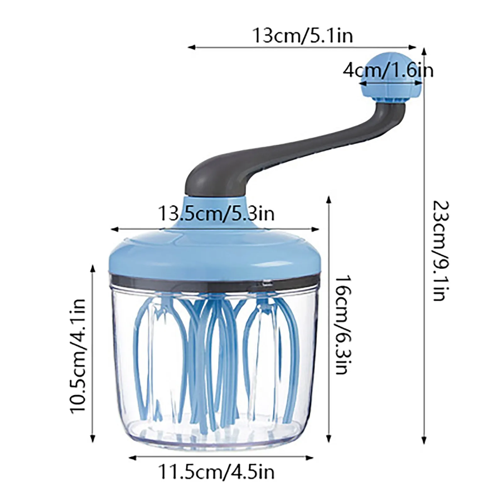 Manual Hand Beater Cream Stirring Cake Tool Four-axis Fast Foaming Stir Bar Plastic Handle Mixer Kitchen |
