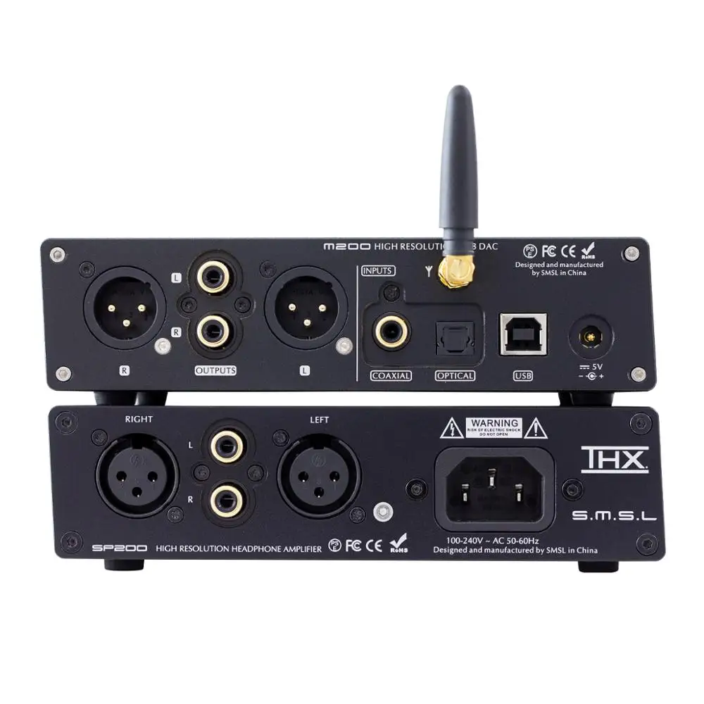 ЦАП SMSL M200 Audio DAC & SP200 AK4497EQ Bluetooth 5 0 декодер с поддержкой 32 бит/768 кГц DSD512