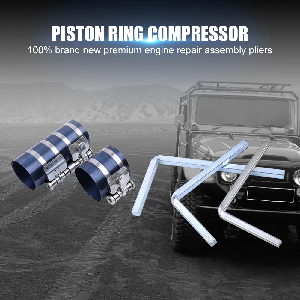 

3/6 inch Steel Piston Ring Spring Compressor Engine Repairing Assembly Wrench Pliers Disassembly Maintenance Parts