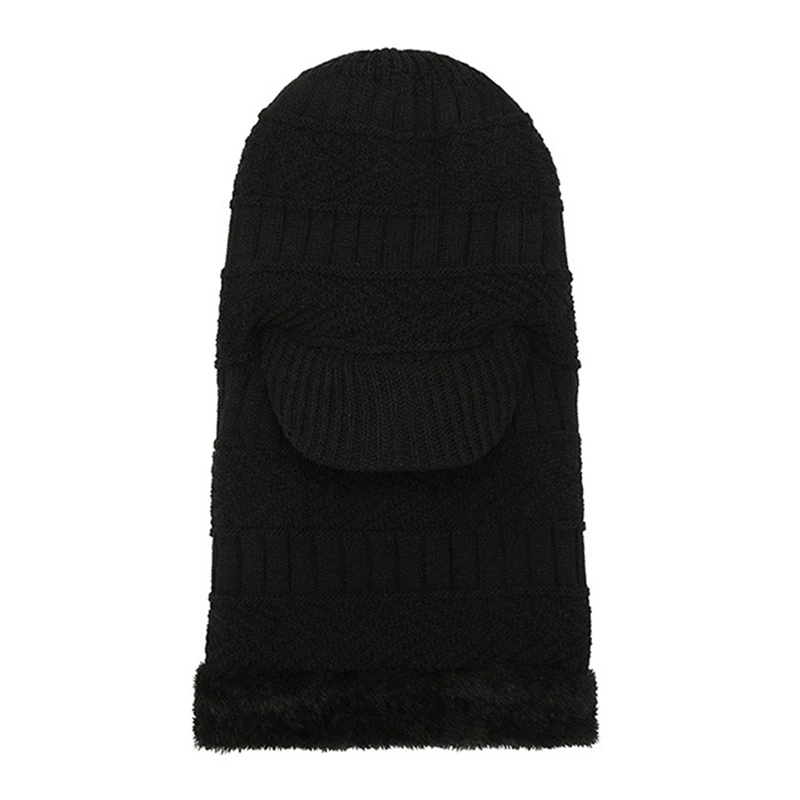 

2020 New Winter Fashion Wool Hat Warm Knit Hat Outdoor Men And Women Unisix Cold Protection Cap 4 Colors