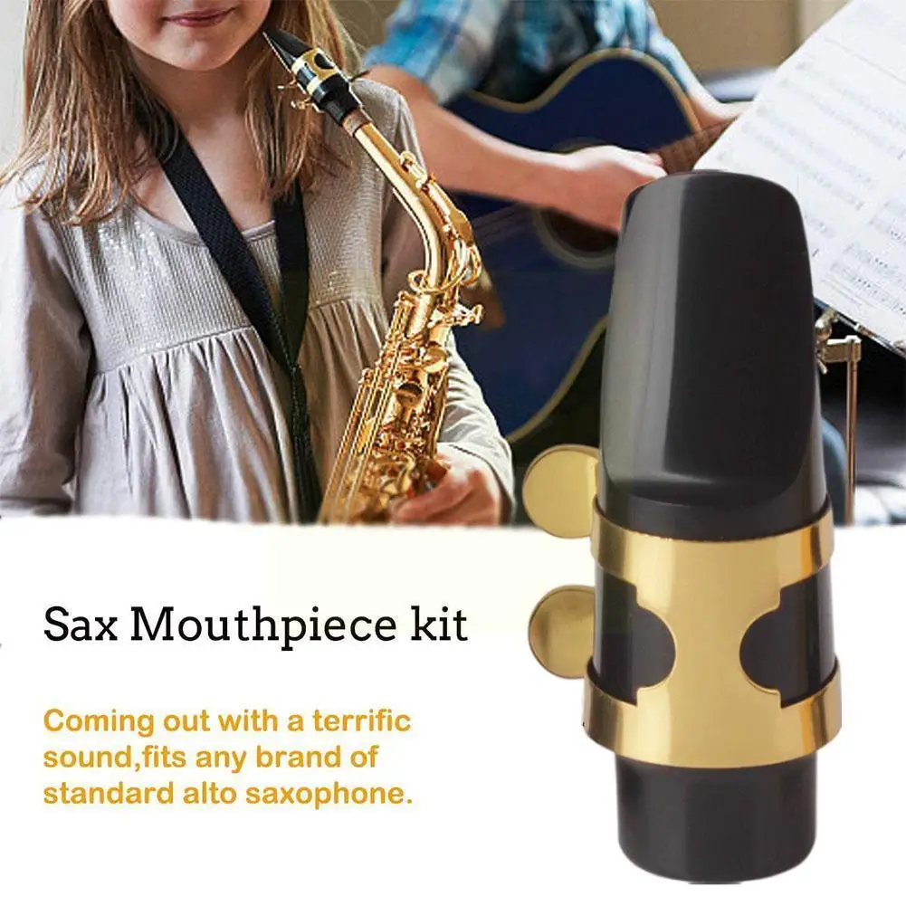 

High Quality Saxophone Accessories 5Pcs/Set Saxophone Cap/Reed/Dental Pad Clip/Clip U1N9