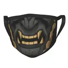 Призрак Tsushima, самурайский меч, уход за кожей лица маска для взрослых Для мужчин пыле японского демона маска Защитная крышка респиратор многоразовый рот муфельная печь