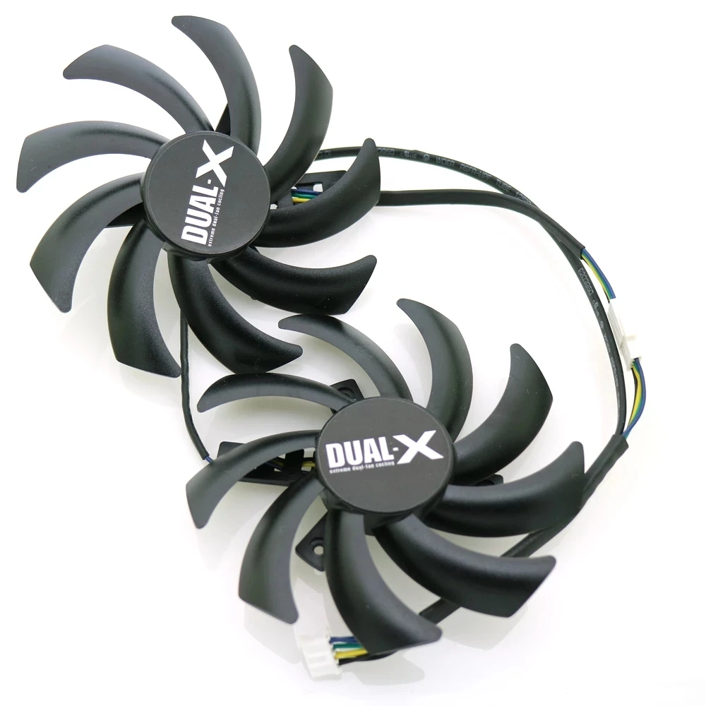Охлаждающий вентилятор для видеокарты XFX R9 380 280X 270X 290X 86 мм 39*39*39 4