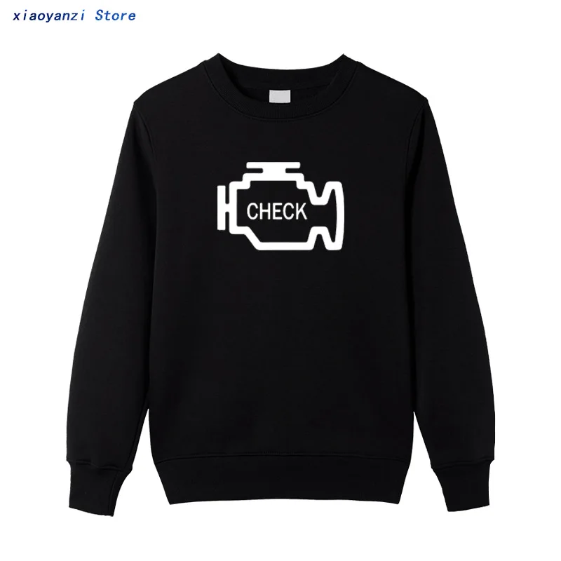 

Свитшот инженерный мужской с надписью, оригинальный пуловер унисекс с эксклюзивным принтом символа, спортивные хлопковые худи с круглым вы...