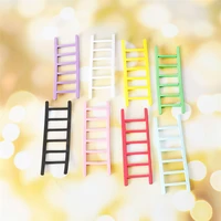 3pcs ins color small ladder cake topper all match happy birthday baby shower dessert decor kids creative cupcake party supplies