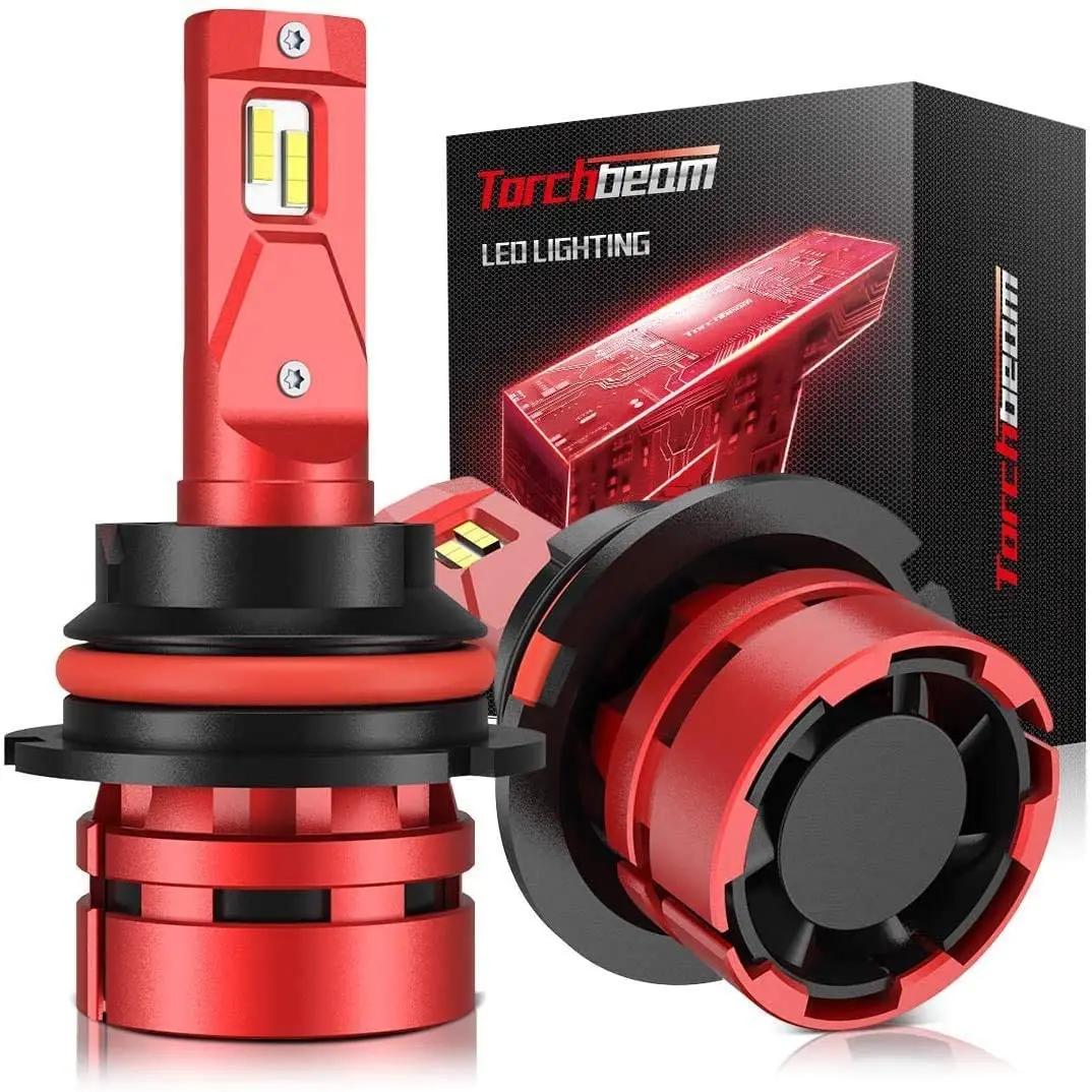 

Автомобильные светодиодсветодиодный лампы для фар Torchbeam 9007 16000 люмен 9007/HB5 светодиодные лампы для фар с охлаждающим вентилятором 6000K белый Д...