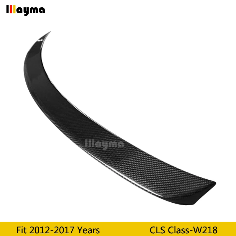 Спойлер для заднего багажника из углеродного волокна в стиле AMG Benz CLS Class CLS250 CLS350