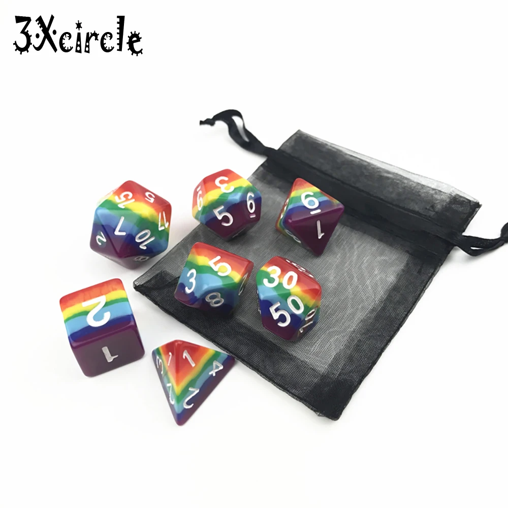 Высококачественная искусственная кожа 7 шт./компл.|Кубики| |