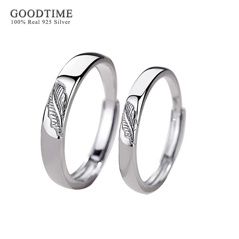 

Fashion Couple Lover Ring Pure 100% 925 Sterling Silver Leaf Ring For Women Men Anniversary Wedding Jewelry Accessories Gift