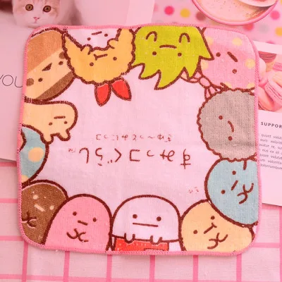 Банное полотенце IVYYE в стиле аниме Sumikko gurashi 20x20 см хлопковый носовой платок мягкое