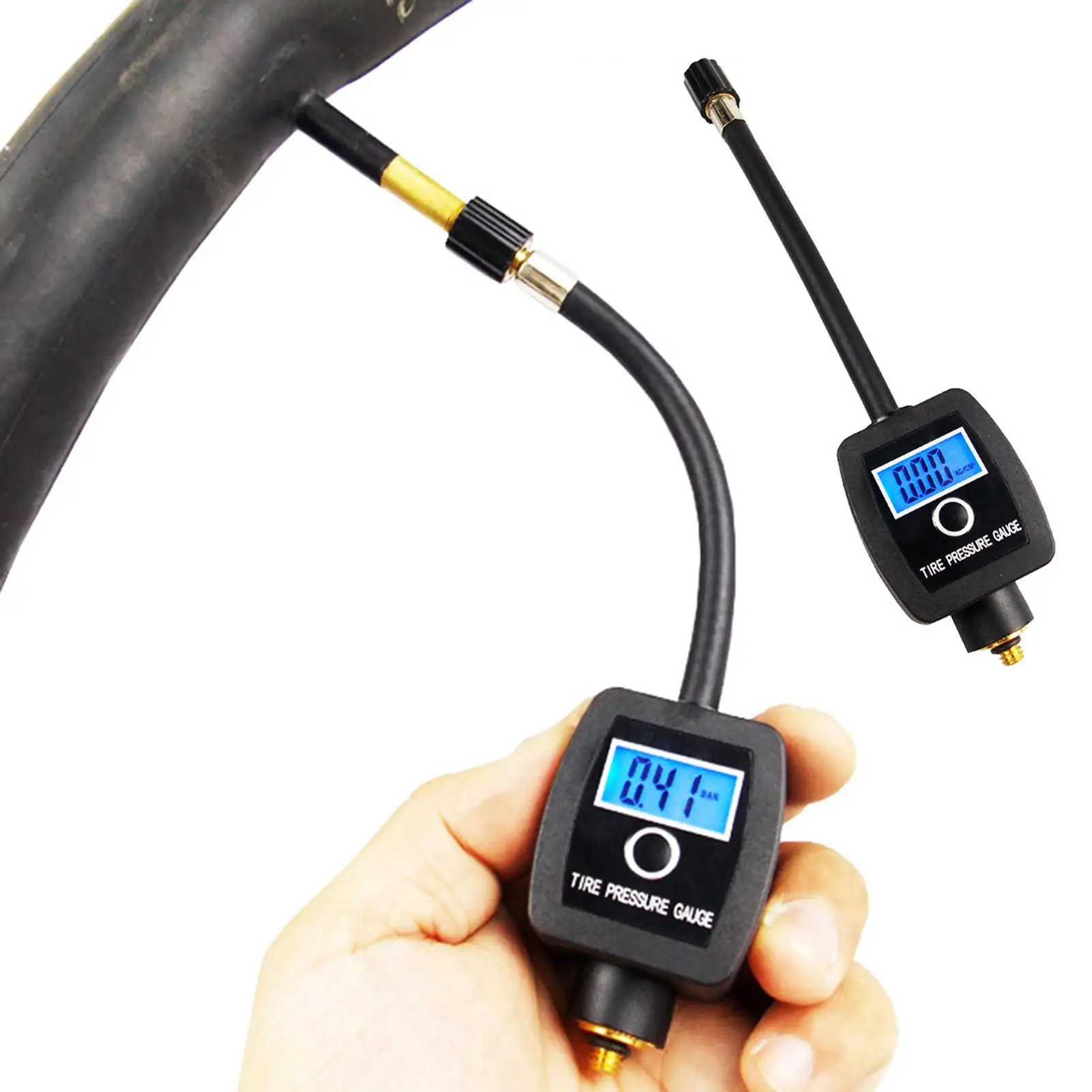 

Bike Bicycle Portable High Precision LCD Digital Display Tire Pressure Gauge Digital Display Tire Pressure Gauge