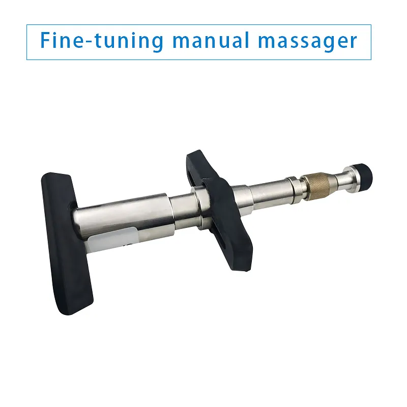 Therapy Spine Correction Spinal Rehabilitation Chiropractic Corrector Adjusting Metal Heads Massager Manual Gun Portable