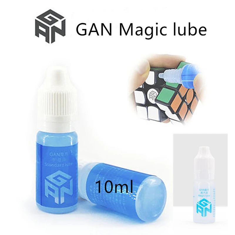 Gan Magic Cube Lube для MoYu QiYi Dayan speed cube lube 10 мл M-lube масло силиконовые смазки GAN Standard |