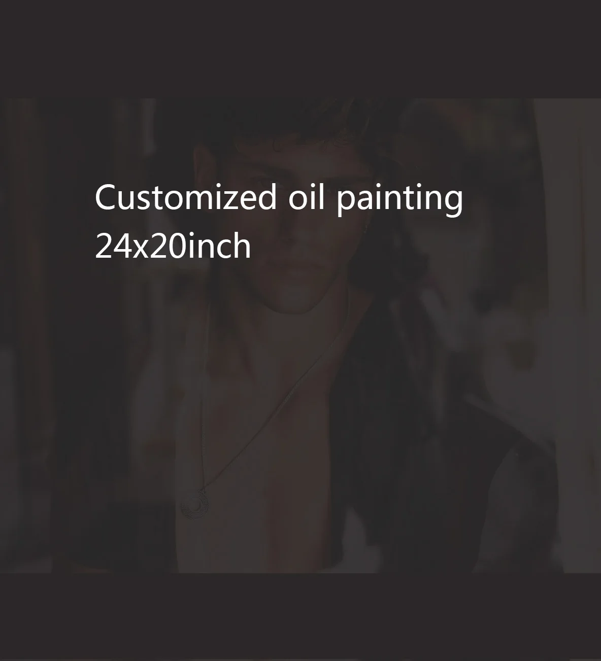 

Personal custom pure hand art oil painting 20x24inch