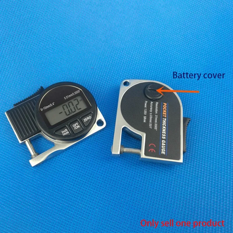 

Electronic Digital Thickness Gauge 0.01mm Thickness Indicator Meter Ball Lens Diameter 0-10mm